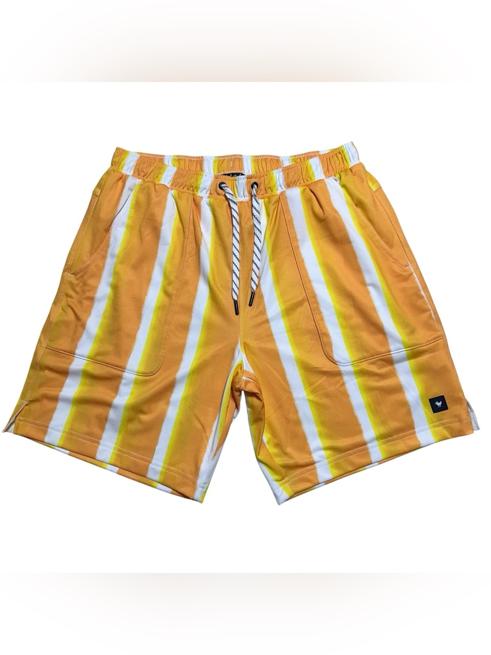 Bad Birdie NEW Men’s Cabana Short In Circus Stripes Sz.L Athlesiure Casual